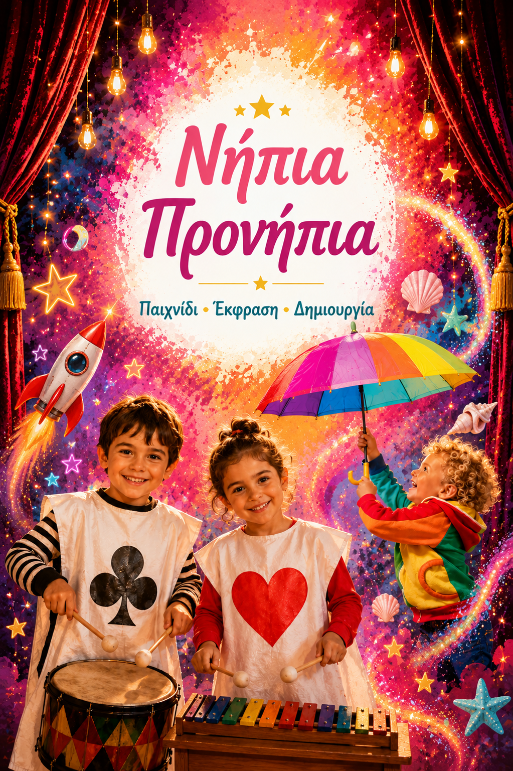 Θεατρικό Παιχνίδι Νηπίων 3–5 ετών